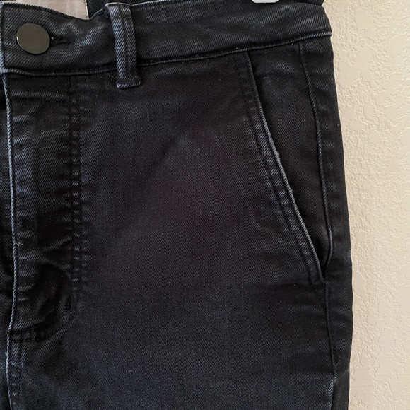 EVERLANE Womens Jeans High Rise Crop Slim Regular Ankle Black Size 8 Waist 30" - Picture 3 of 11